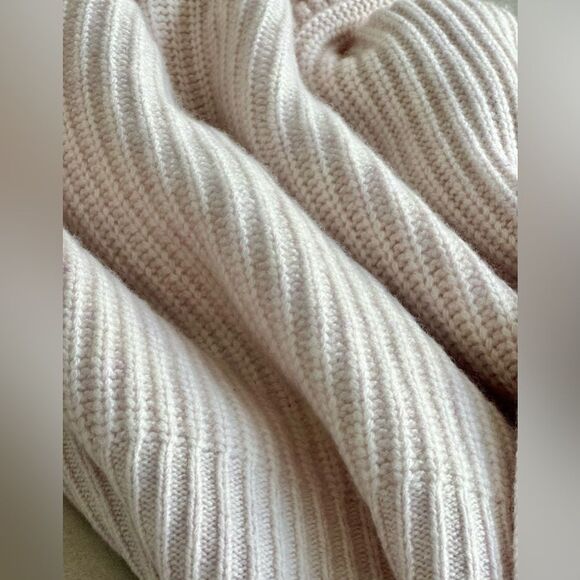 LoveShackFancy Avignon Cropped Cashmere Cardigan in Oatmeal XXL NWT - Picture 11 of 12